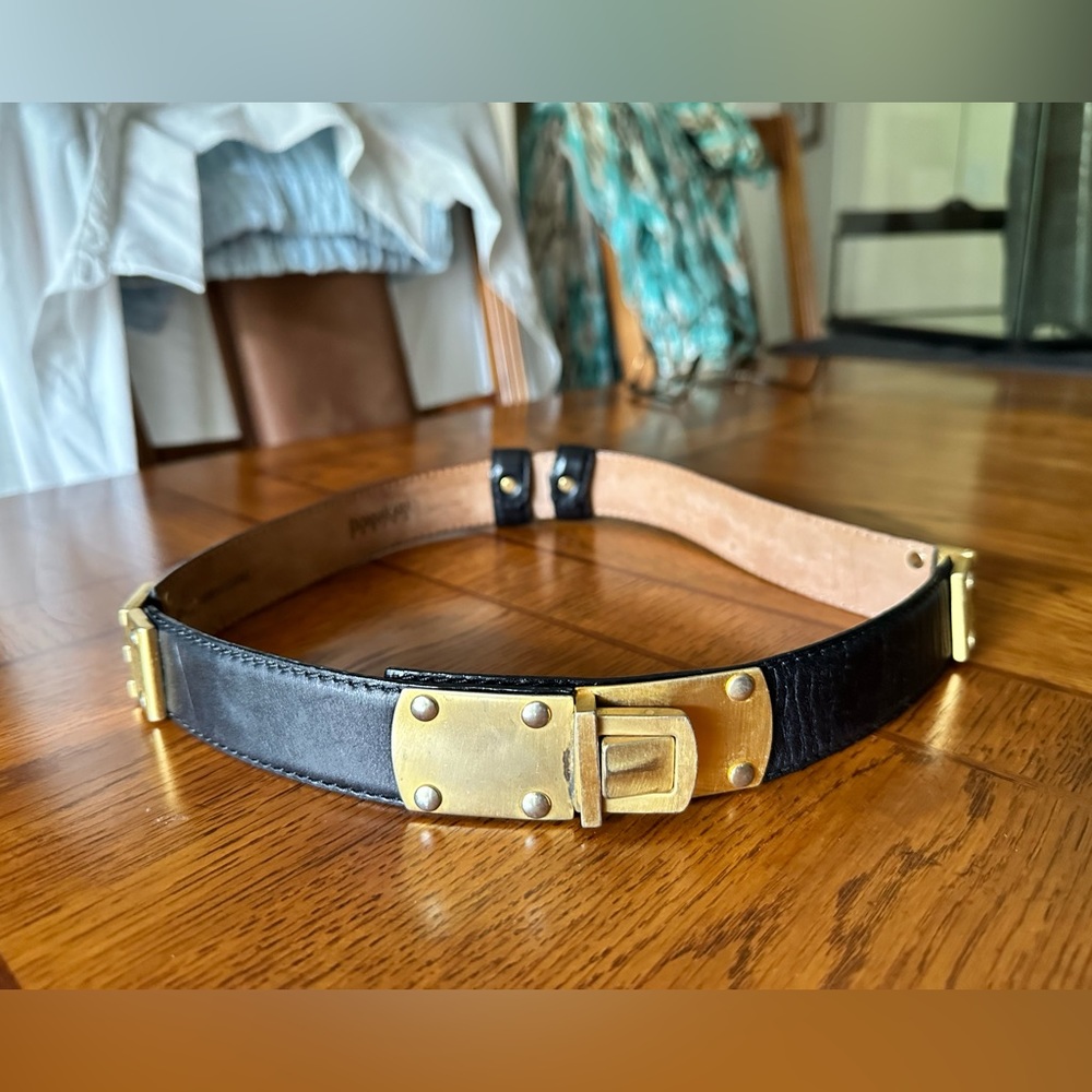 DKNY Donna Kara Leather Belt